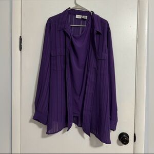 Liz baker 26w tank and button down